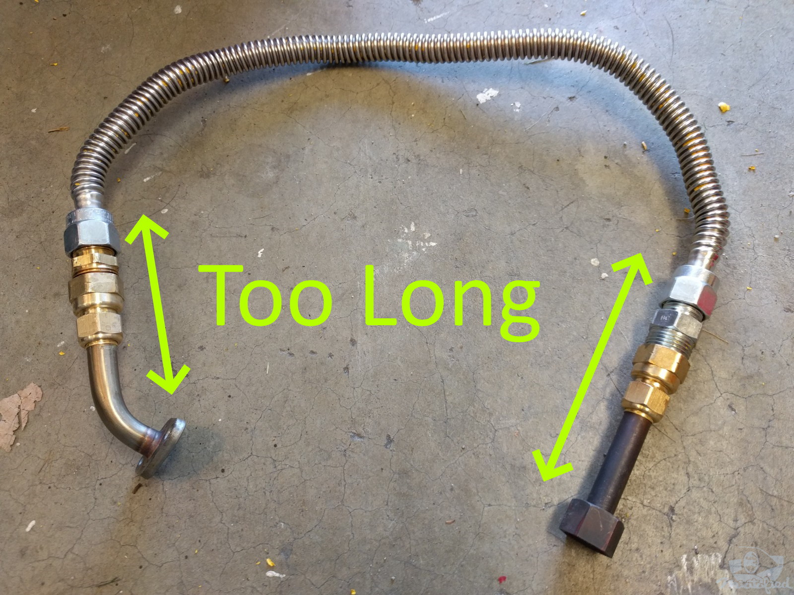Flexible EGR Tube Reroute Miatafied 1994 Miata