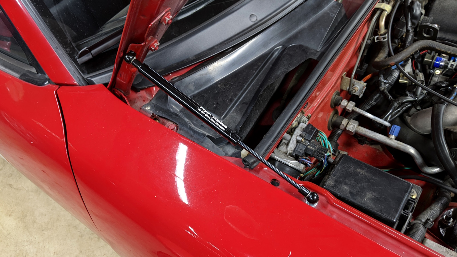 Strut test fit