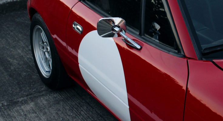 Miata meatball decal