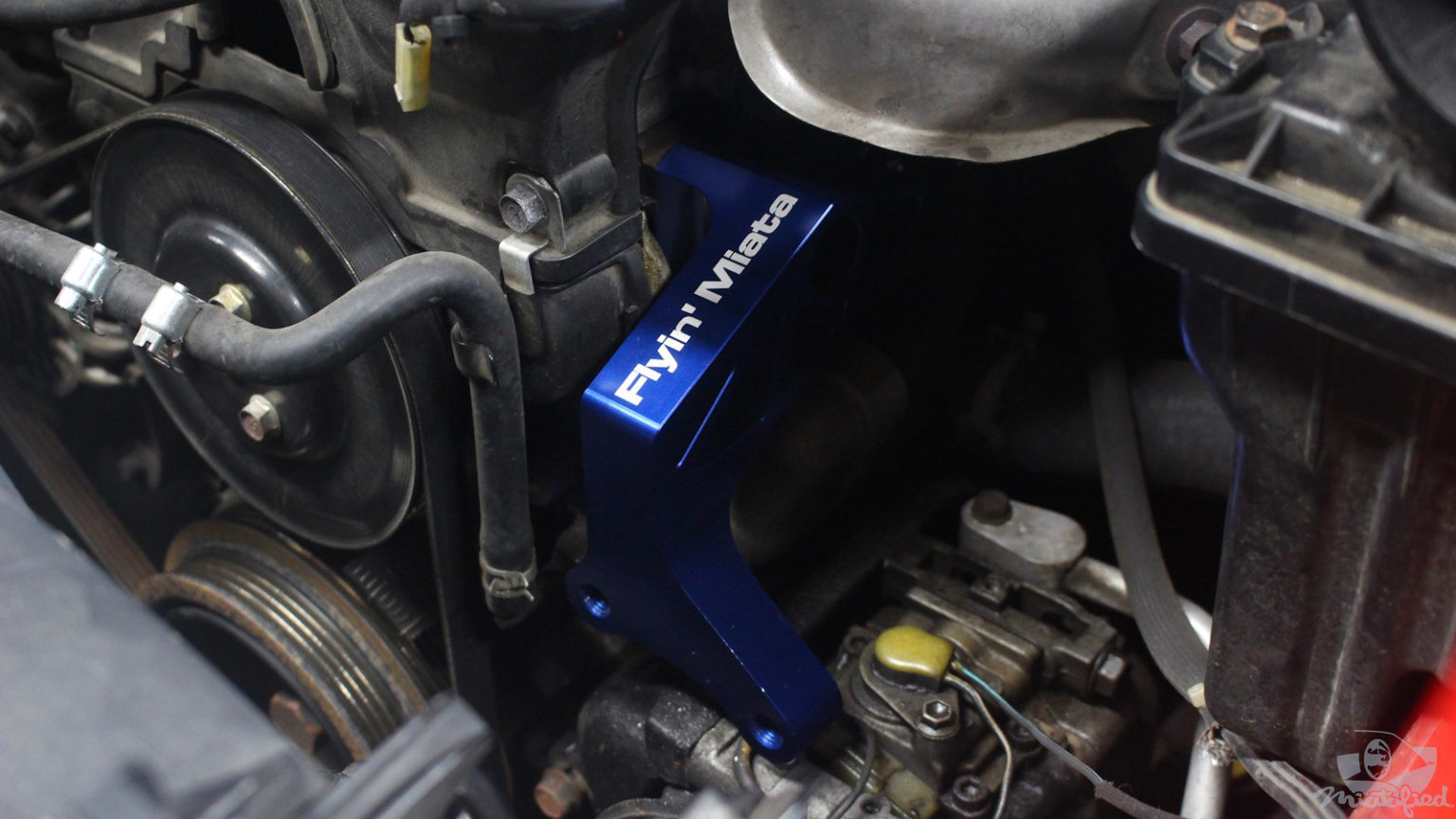 Flyin’ Miata Power Steering Delete Belt Tensioner Kit Miatafied